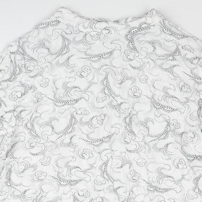 Womens UK Size 14 Marks and Spencer White Basic Blouse