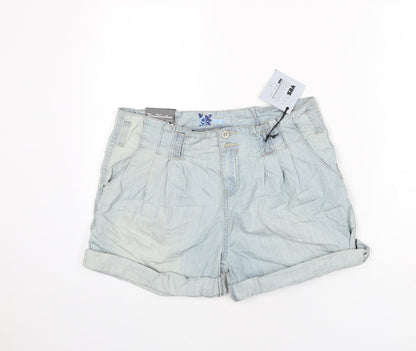Womens UK Size 8 YesYes Regular Fit Paperbag Shorts