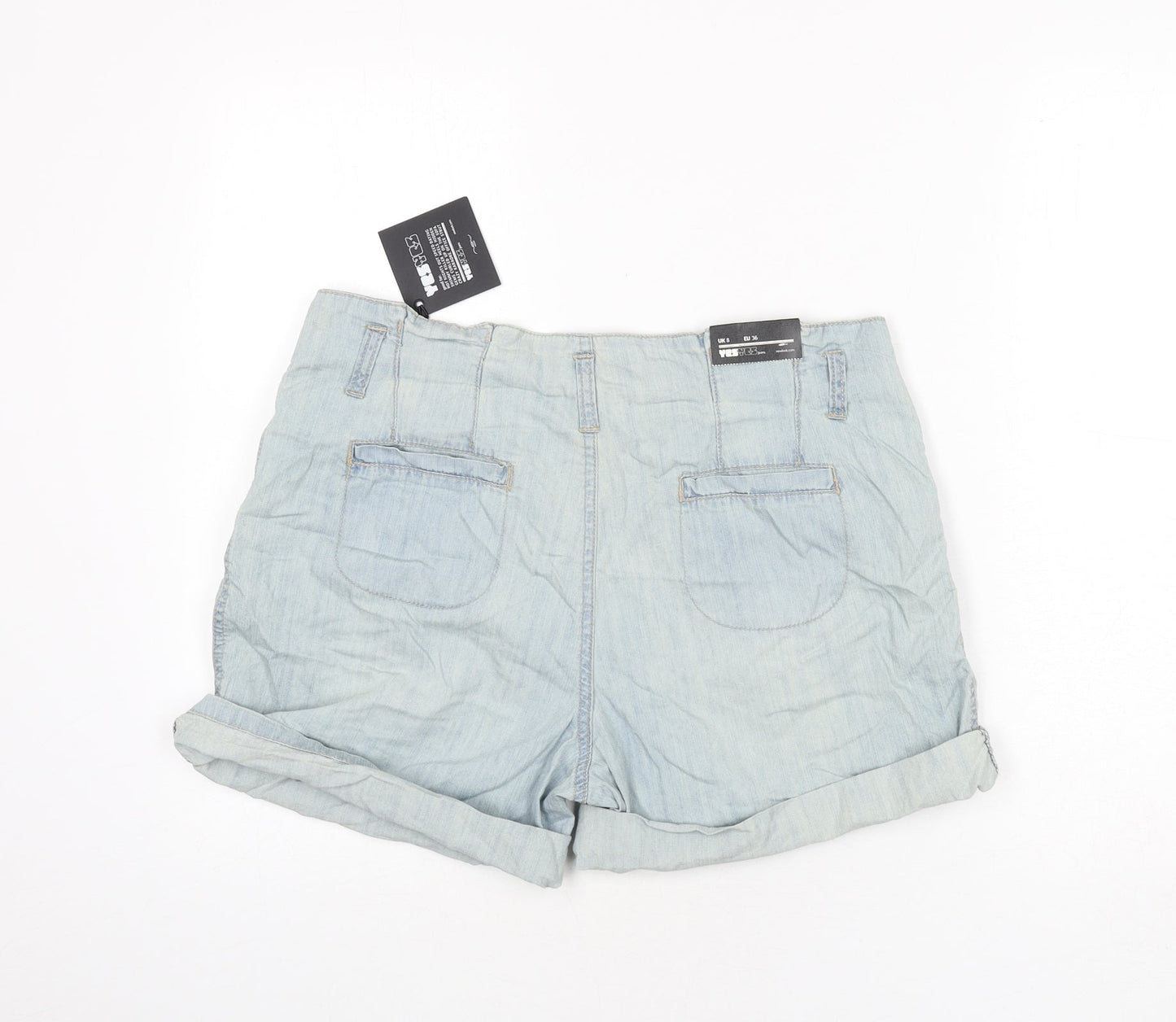 Womens UK Size 8 YesYes Regular Fit Paperbag Shorts