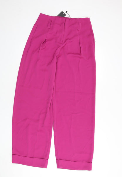 Womens UK Size 8 VERO MODA Regular Fit  Purple Trousers