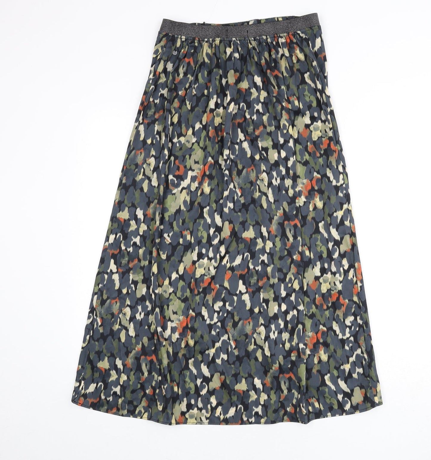 Trend Womens Multicoloured Geometric Polyester A-Line Skirt Size 28 in