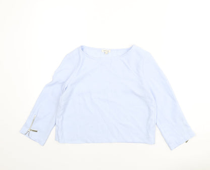 Womens UK Size 6 River Island Blue Basic Blouse