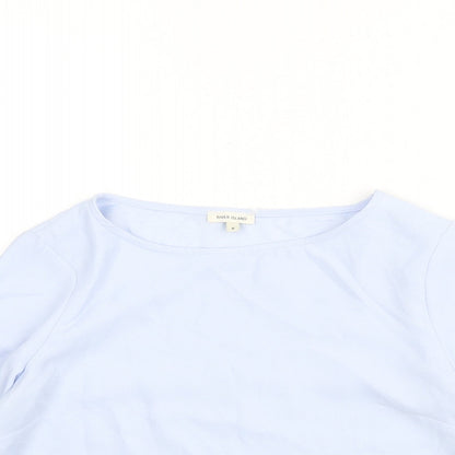 Womens UK Size 6 River Island Blue Basic Blouse