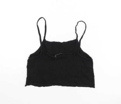 Womens UK Size S Zara Black Camisole Tank
