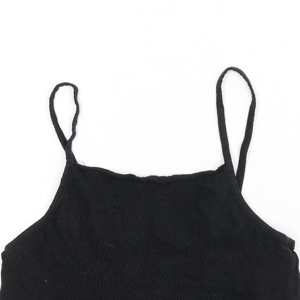Womens UK Size S Zara Black Camisole Tank