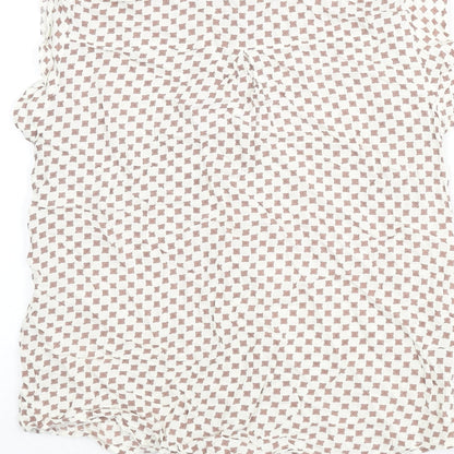 Womens UK Size M Tenki Beige Basic Blouse