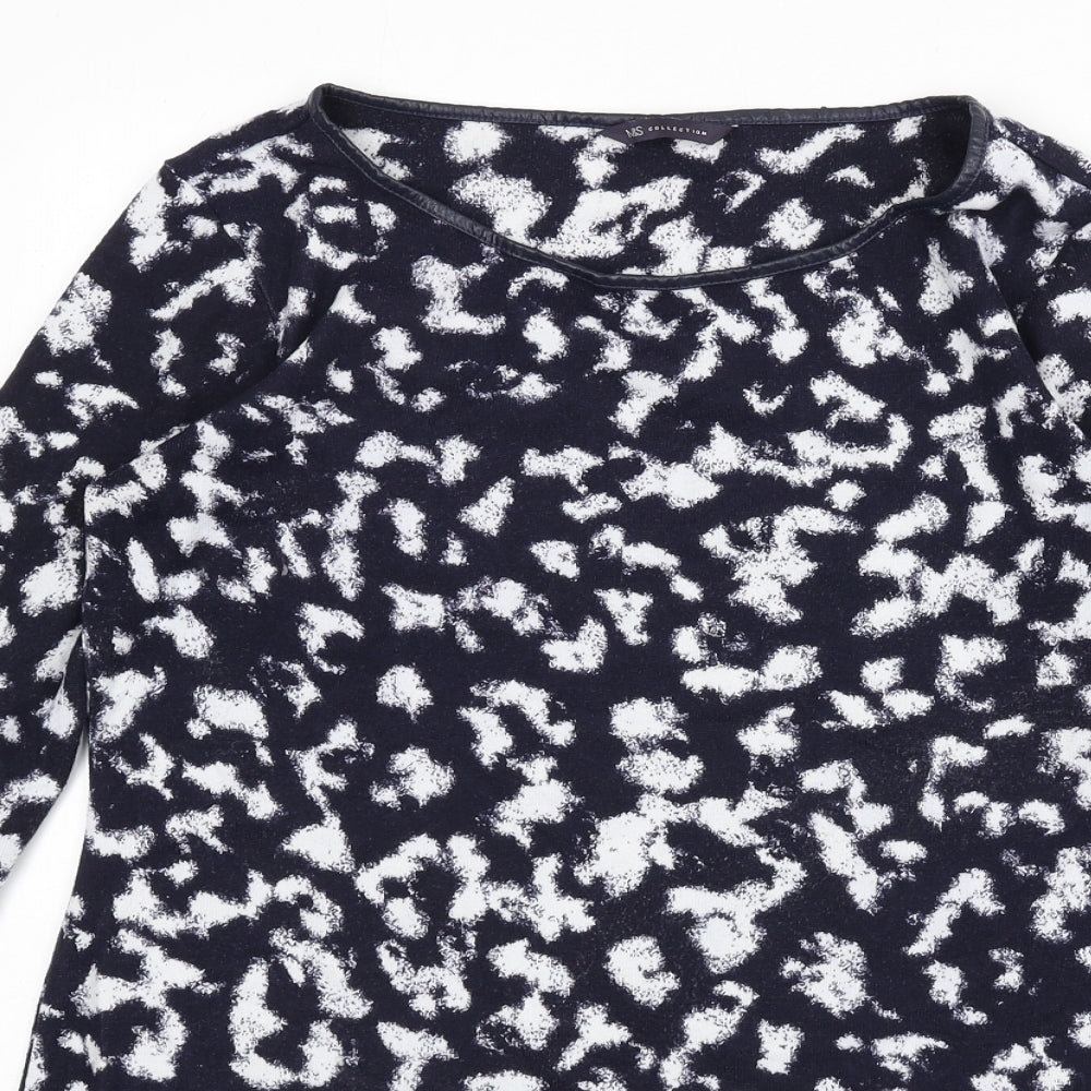Womens UK Size 12 Marks and Spencer Blue Pullover Jumper