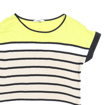 Womens UK Size S Oasis Multicoloured Basic T-Shirt