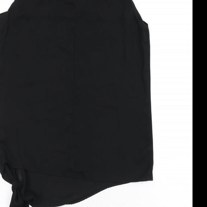 Womens UK Size 8 New Look Black Basic Tank