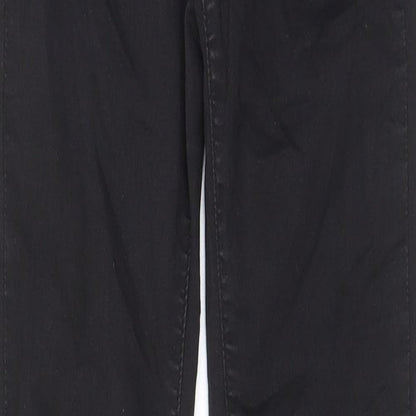Womens UK Size 10 Warehouse Regular Fit Skinny Black Jeans