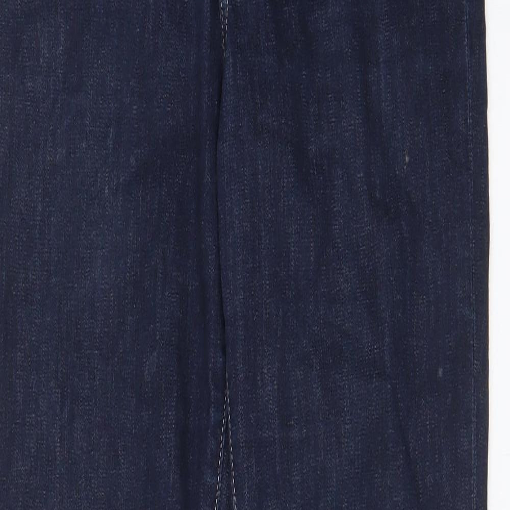 Womens UK Size 29 in H&M Regular Fit Straight Blue Jeans
