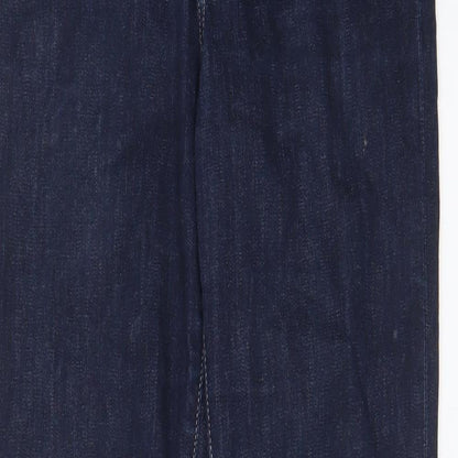 Womens UK Size 29 in H&M Regular Fit Straight Blue Jeans