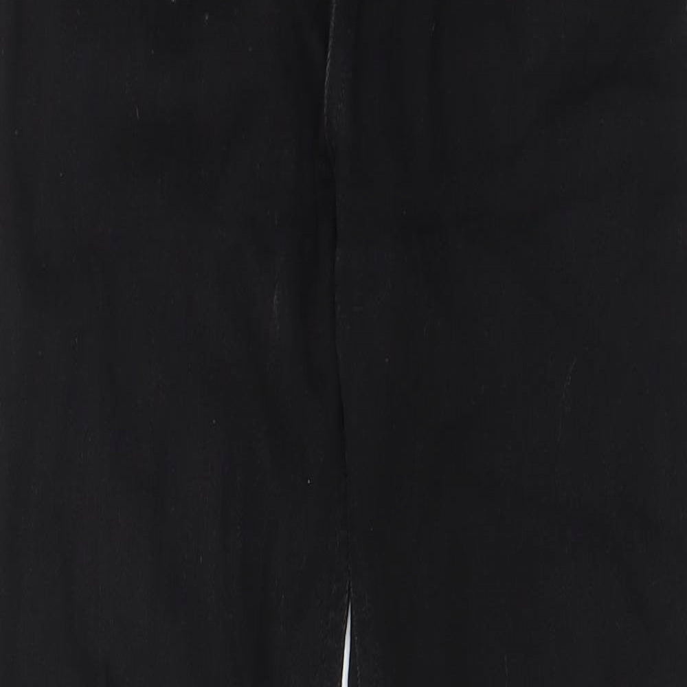 Pull&Bear Womens Black Cotton Skinny Jeans Size 6 L28 in Regular Zip - Pockets, Belt Loops