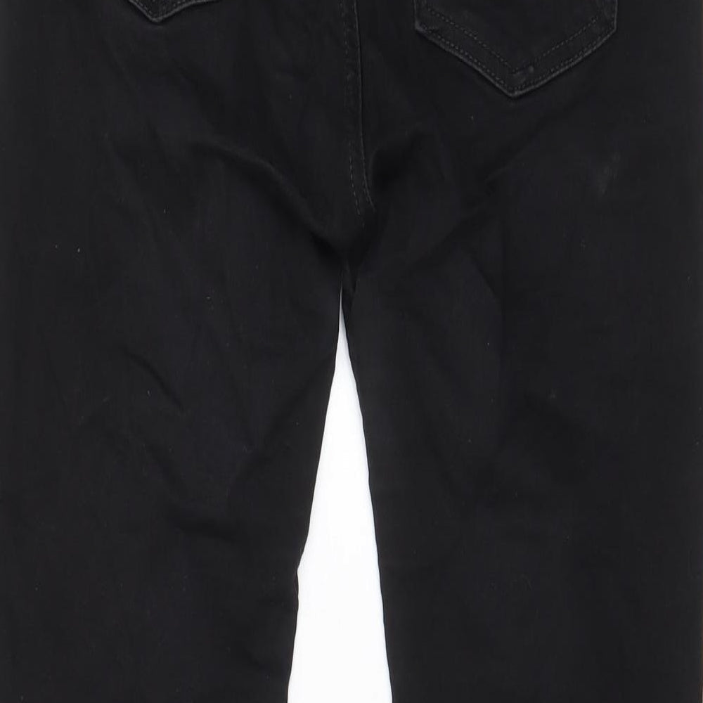 Pull&Bear Womens Black Cotton Skinny Jeans Size 12 L23 in Regular Zip - Pockets, Belt Loops