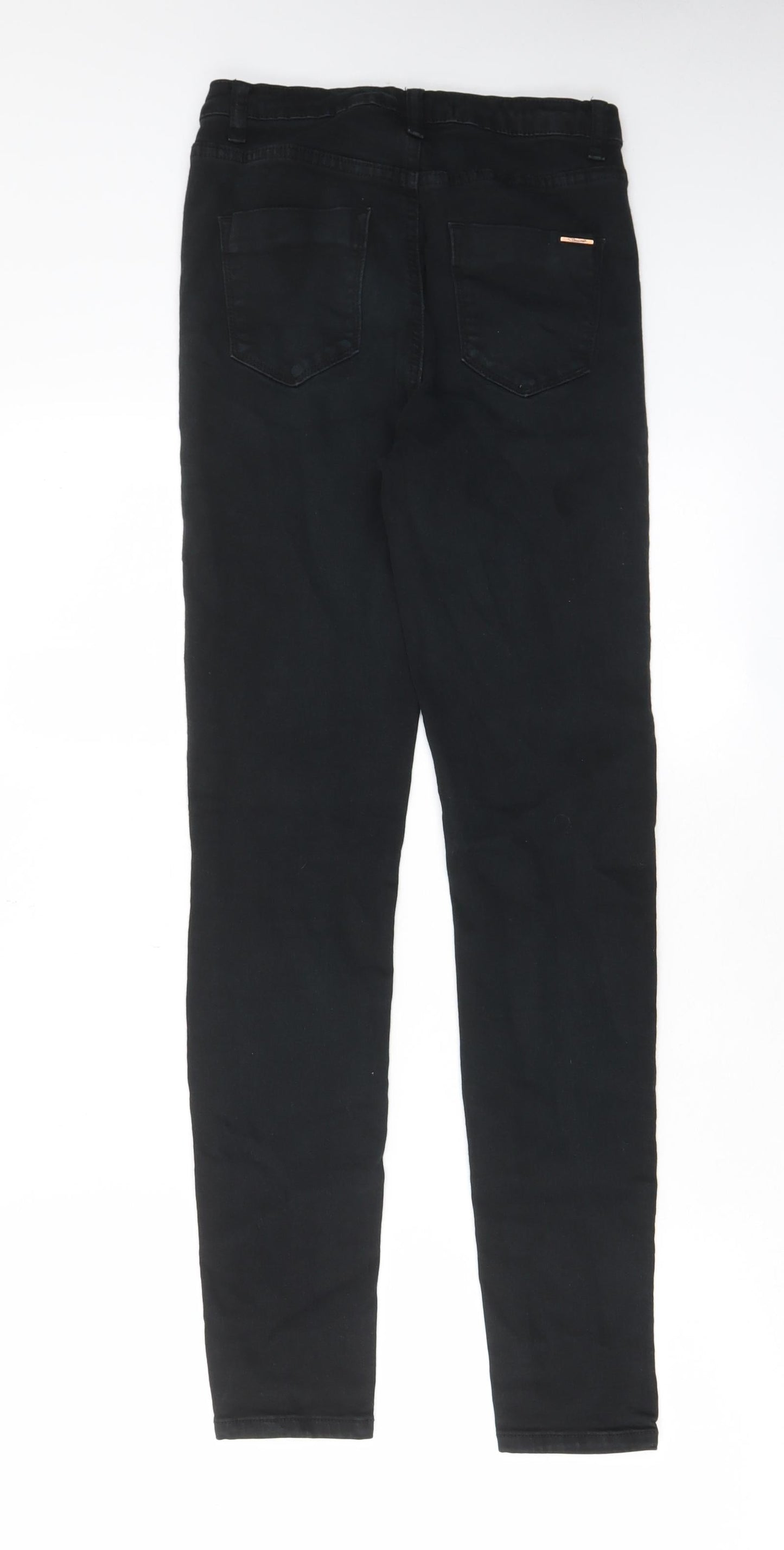 Womens UK Size 8 Toxik3 Regular Fit Skinny Black Jeans