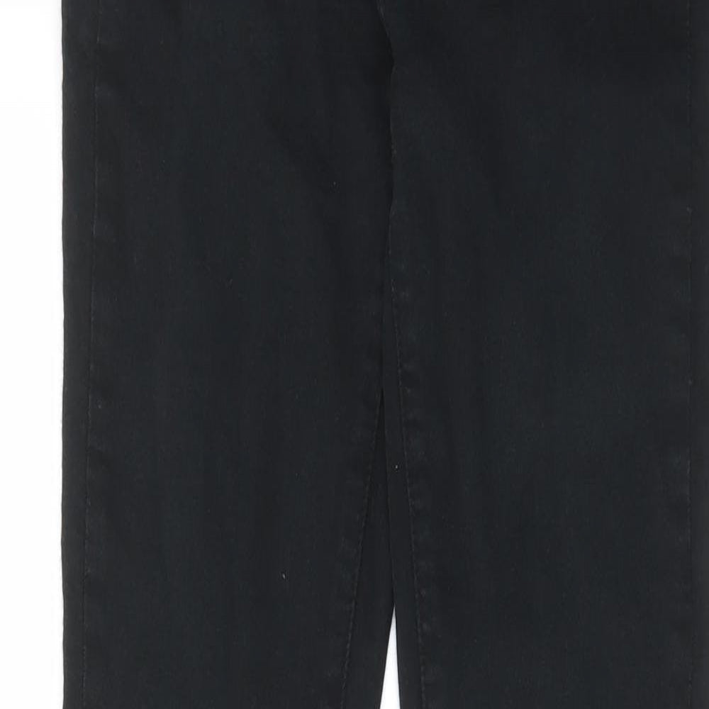 Womens UK Size 8 Toxik3 Regular Fit Skinny Black Jeans