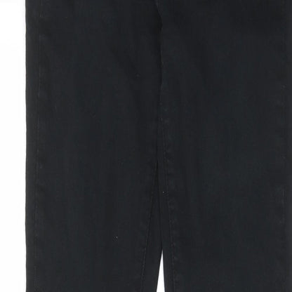 Womens UK Size 8 Toxik3 Regular Fit Skinny Black Jeans