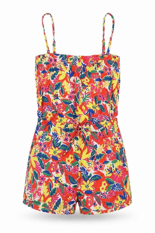 Womens UK Size 8 Marks and Spencer One-Piece Multicoloured Playsuit
