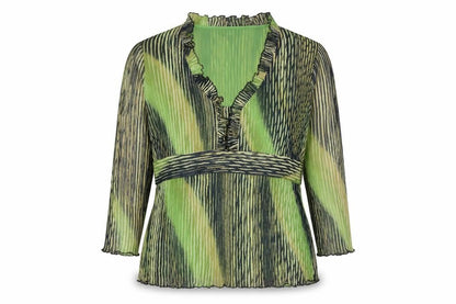 Womens UK Size 12 Per Una Green Basic Blouse