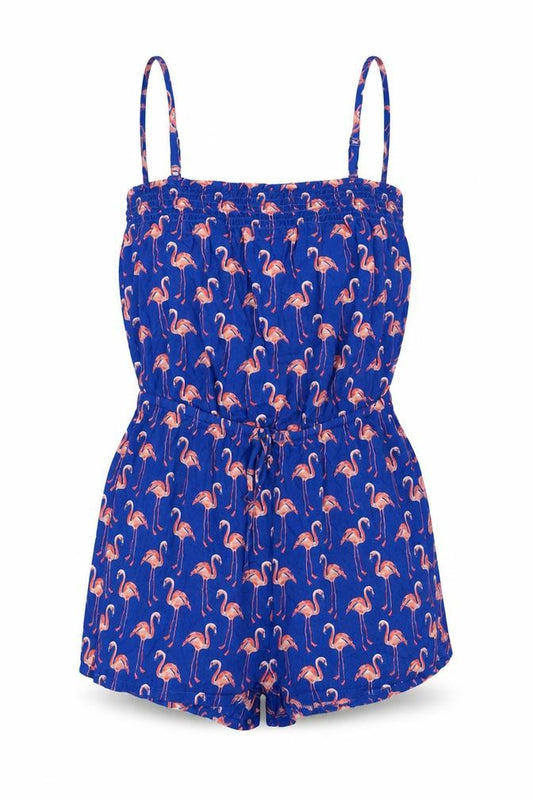 Womens UK Size 8 Marks and Spencer One-Piece Blue Playsuit