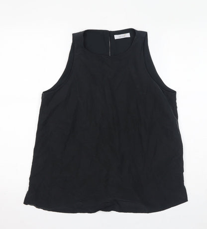 Womens UK Size 10 Per Una Grey Basic Tank