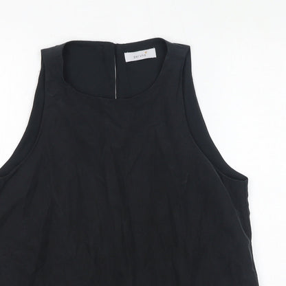 Womens UK Size 10 Per Una Grey Basic Tank