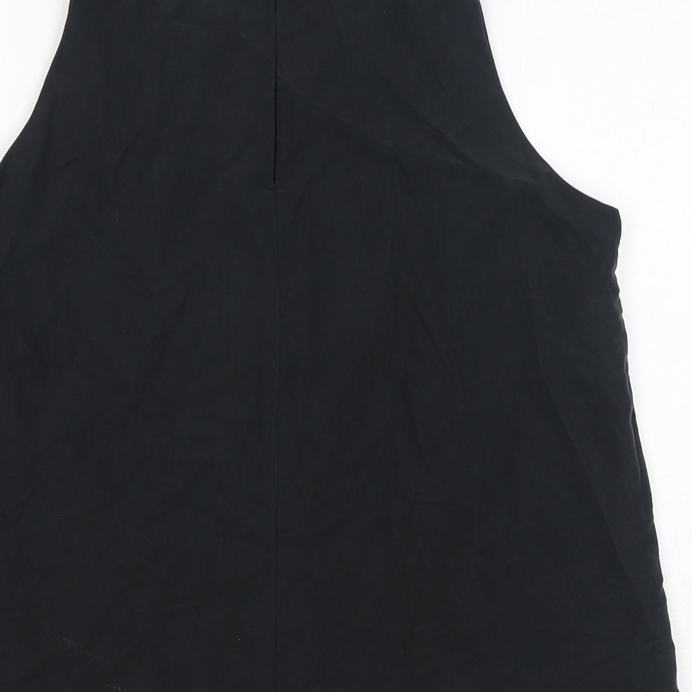 Womens UK Size 10 Per Una Grey Basic Tank