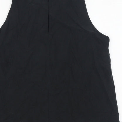 Womens UK Size 10 Per Una Grey Basic Tank