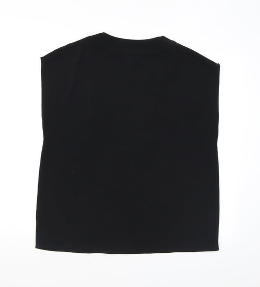 Womens UK Size 12 H&M Black Basic Blouse