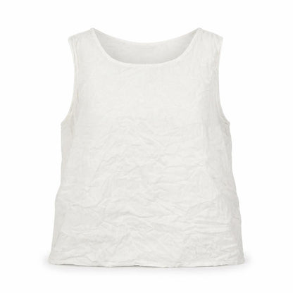 Spring Womens White Viscose Basic Tank Size 16 Roll Neck