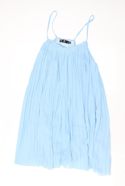Womens UK Size 10 Missguided Blue Camisole Tank