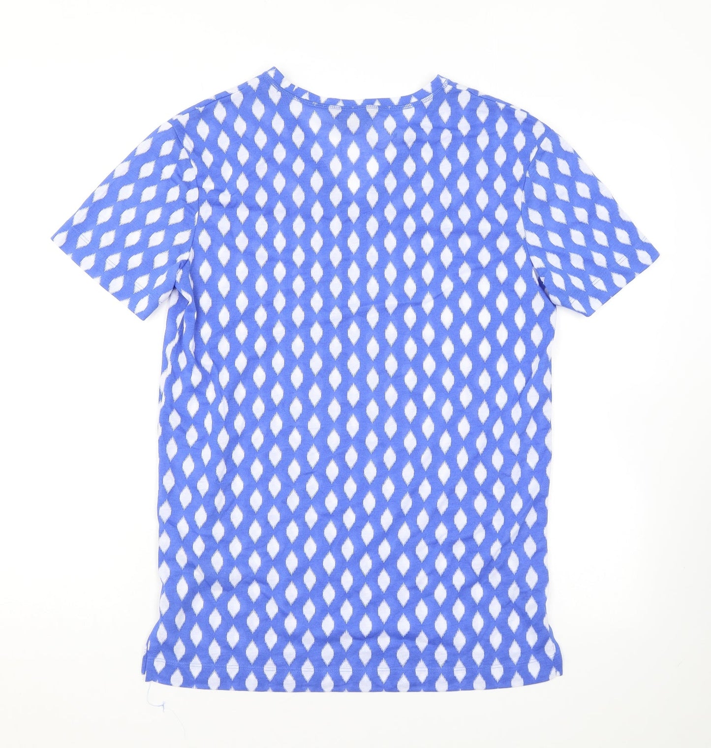 Womens UK Size 8 Marks and Spencer Blue Basic T-Shirt