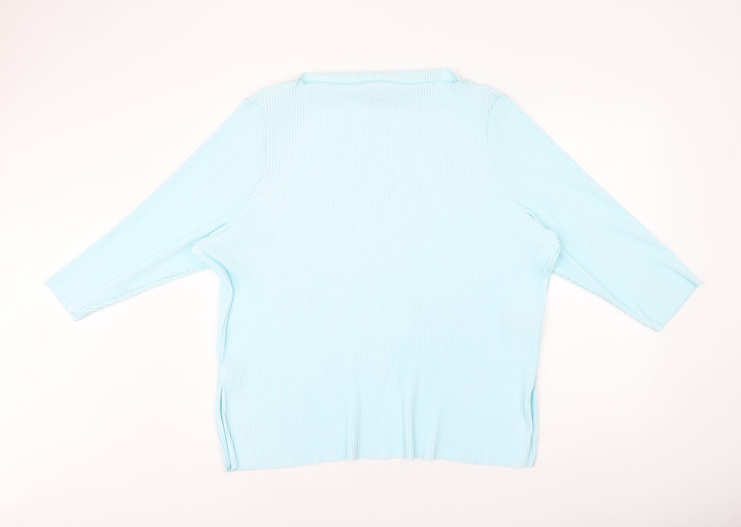 Womens UK Size 20 Marks and Spencer Blue Basic Blouse