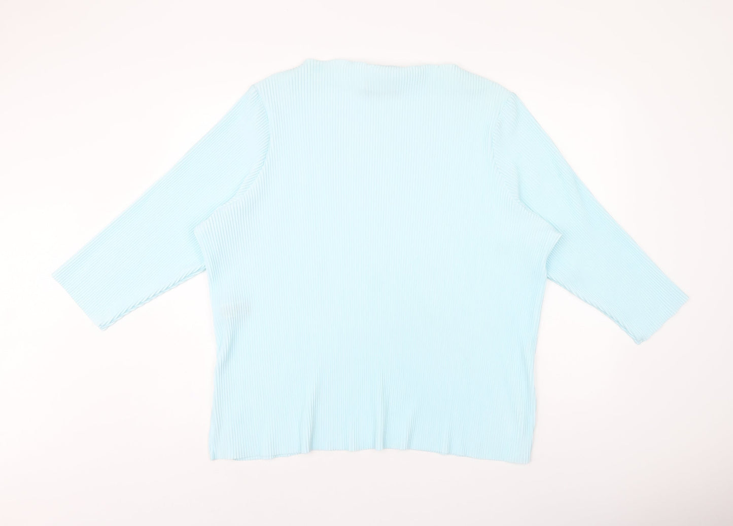 Womens UK Size 20 Marks and Spencer Blue Basic Blouse