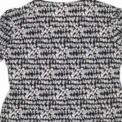 Womens UK Size 12 Kaliko Multicoloured Jersey T-Shirt