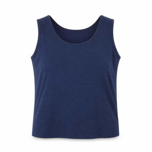 Womens UK Size 12 Debenhams Blue Basic Tank