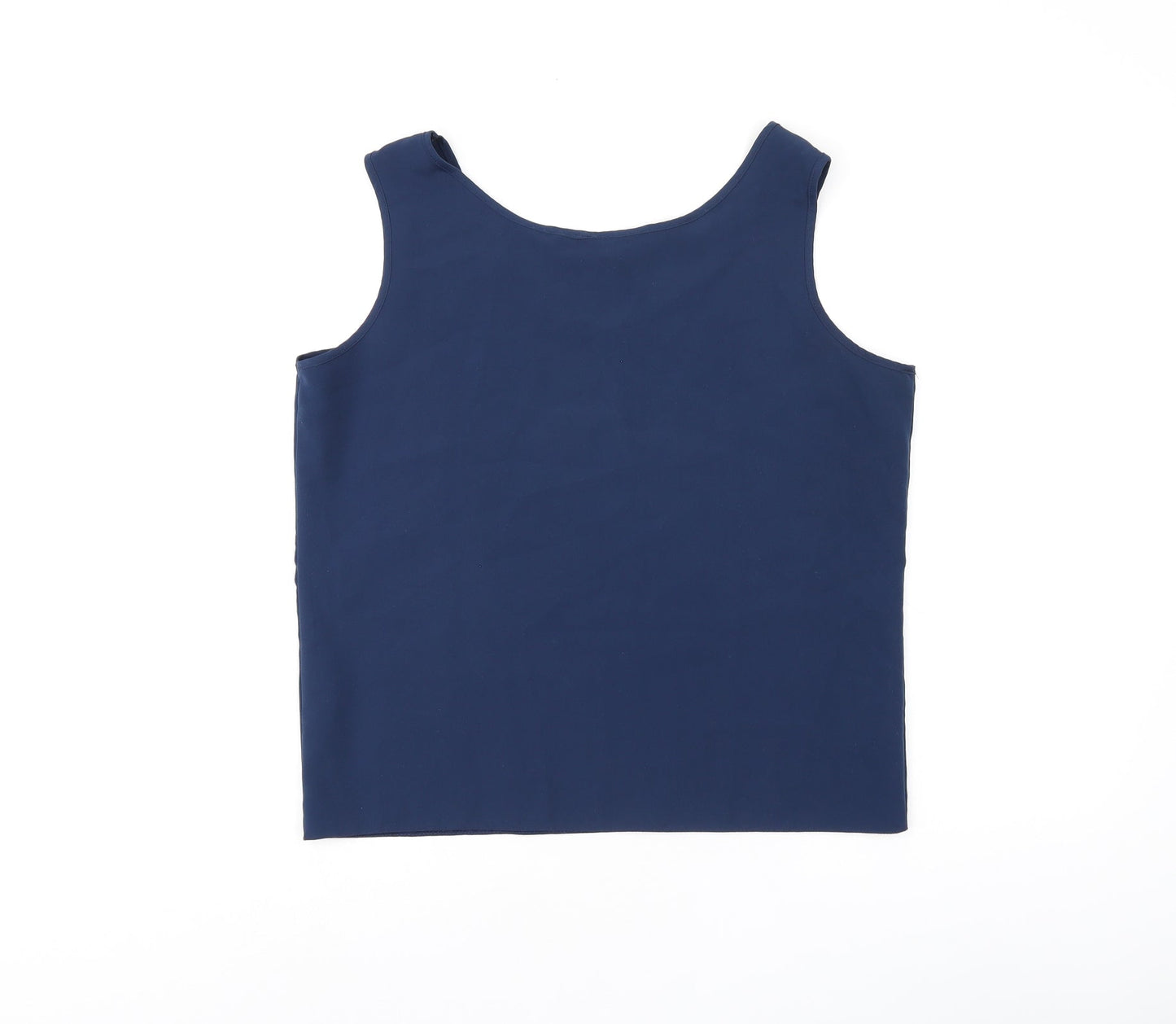 Womens UK Size 12 Debenhams Blue Basic Tank