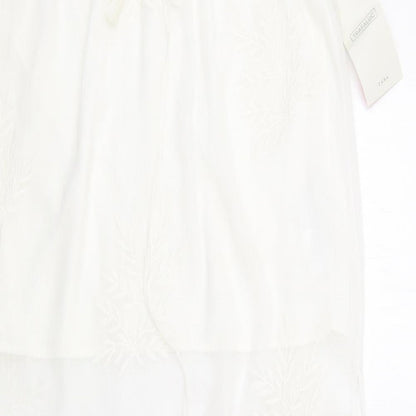 Womens UK Size M Zara A-Line Chiffon Skirt