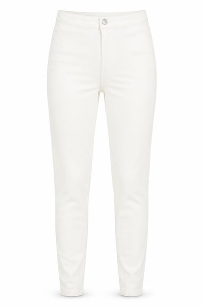 Womens UK Size 10 Marks and Spencer Regular Fit Skinny White Jeans