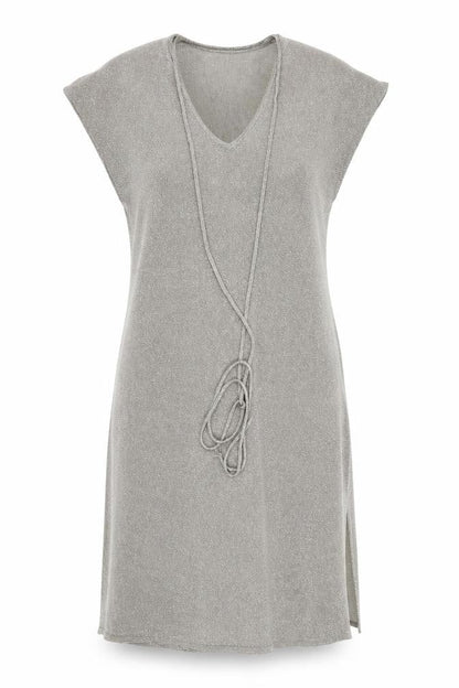 Zara Womens Brown Polyester A-Line Size S V-Neck Pullover