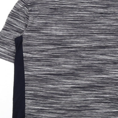 Autograph Womens Blue Viscose Basic T-Shirt Size 12 Scoop Neck