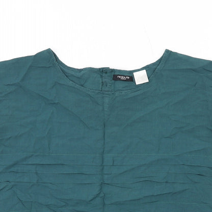 Womens UK Size 10 La Redoute Green Basic T-Shirt