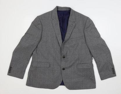 Mens UK Size 46 Marks and Spencer Regular Grey Suit Jacket