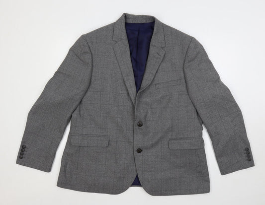 Mens UK Size 46 Marks and Spencer Regular Grey Suit Jacket