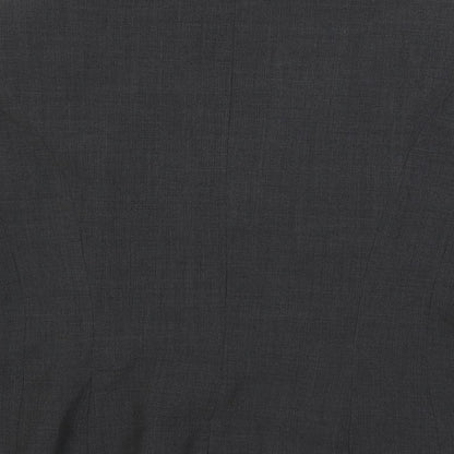 Alex & Co. Womens Grey Varsity Jacket Blazer Size 20 Button