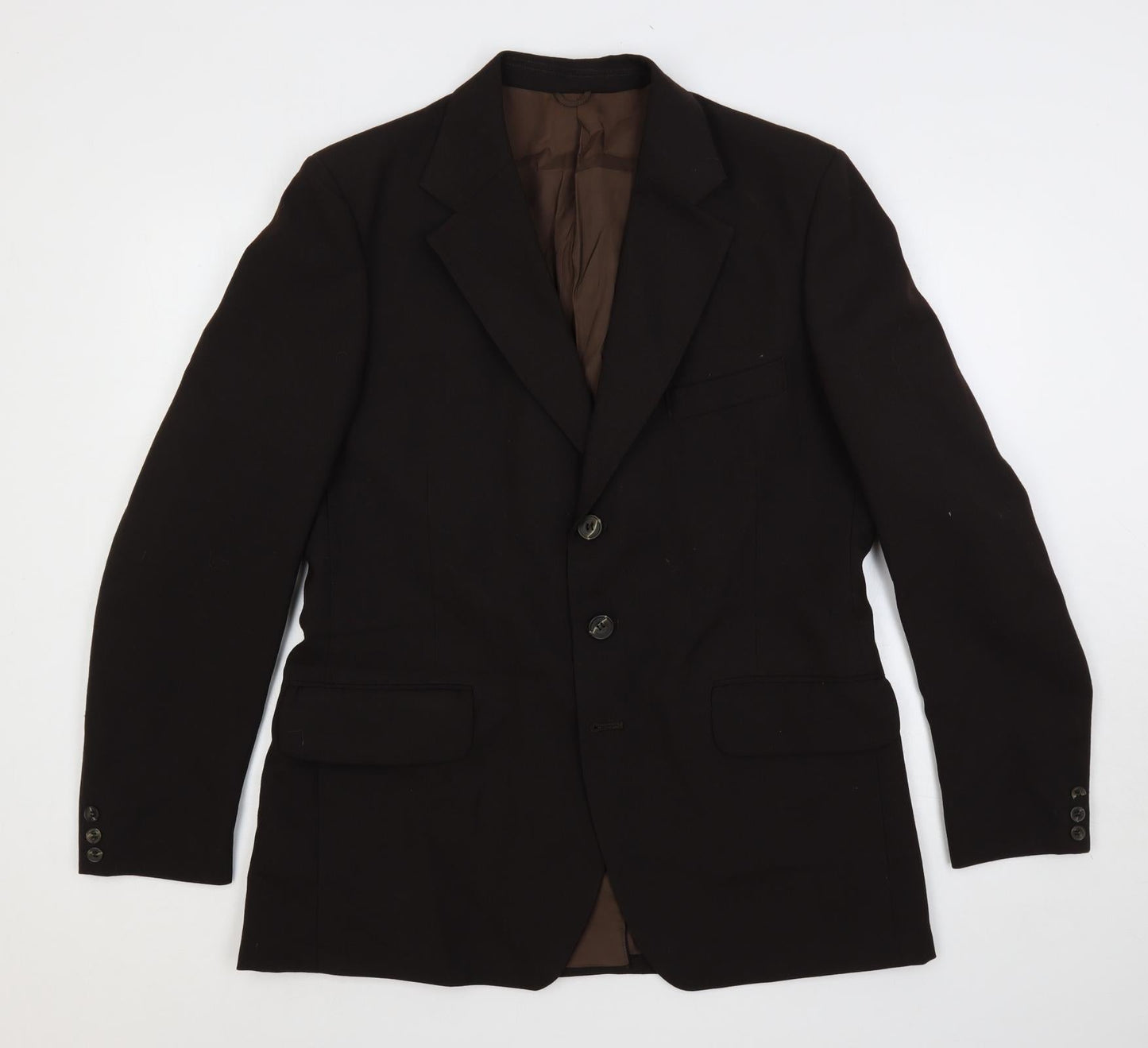 Mens UK Size 40 Hepworths Regular Brown Suit Jacket