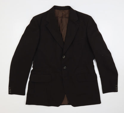 Mens UK Size 40 Hepworths Regular Brown Suit Jacket