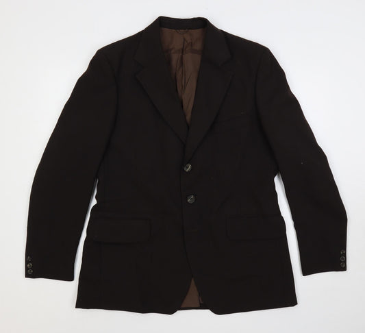 Mens UK Size 40 Hepworths Regular Brown Suit Jacket