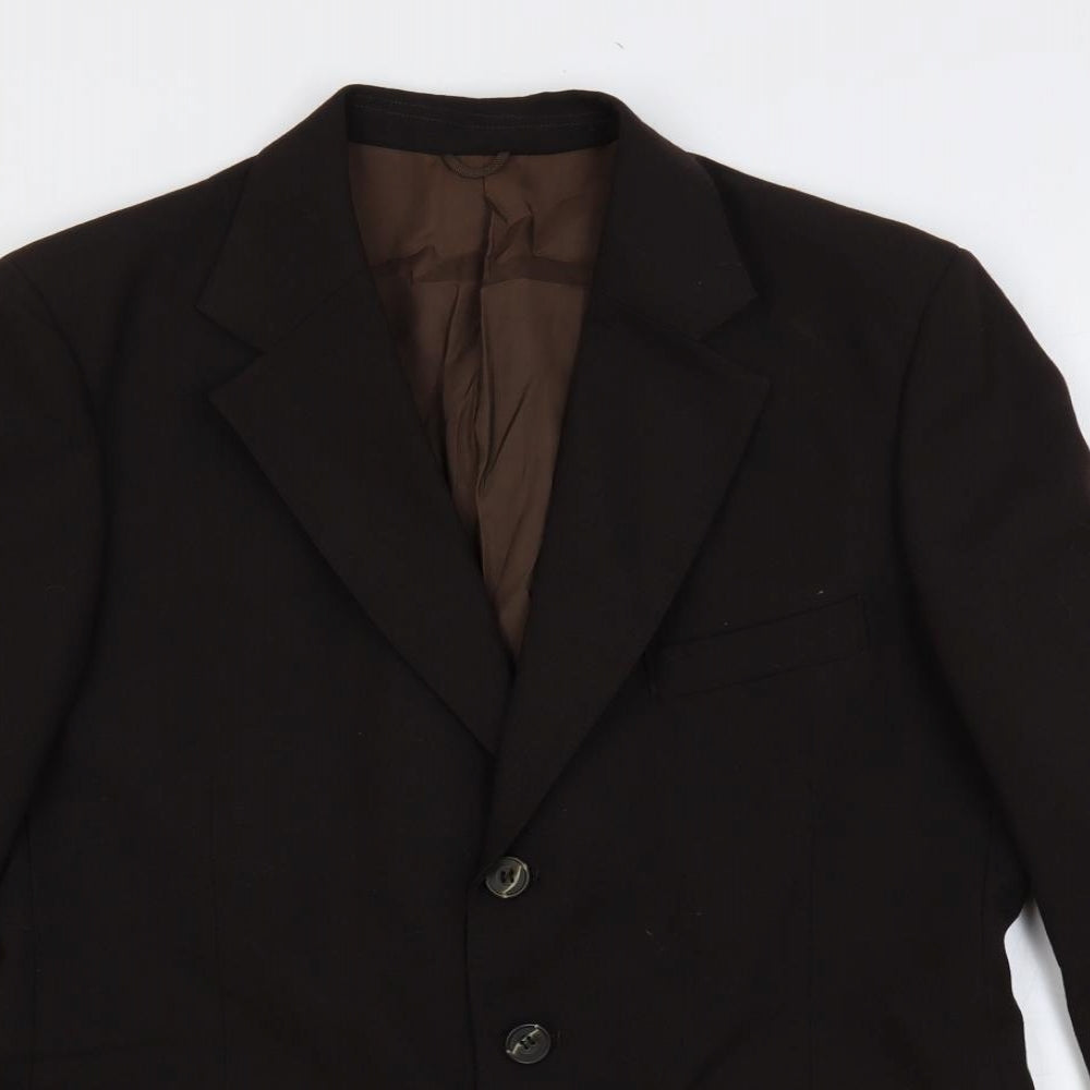 Mens UK Size 40 Hepworths Regular Brown Suit Jacket