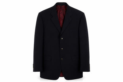 van Kollen Mens Blue Polyester Jacket Blazer Size 44 Regular